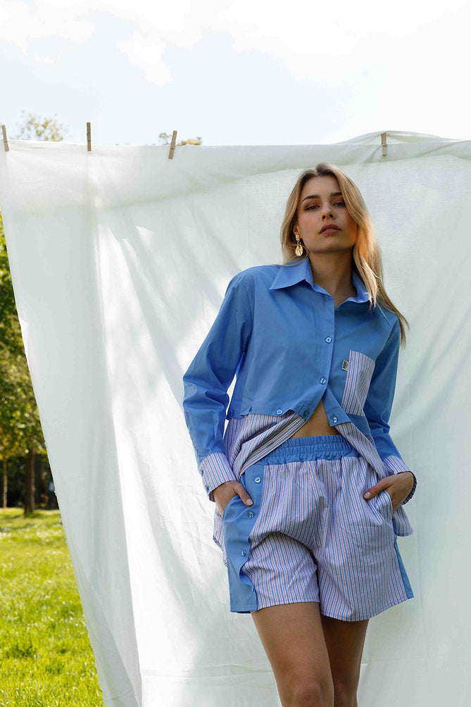 Short Bleu - Andréa