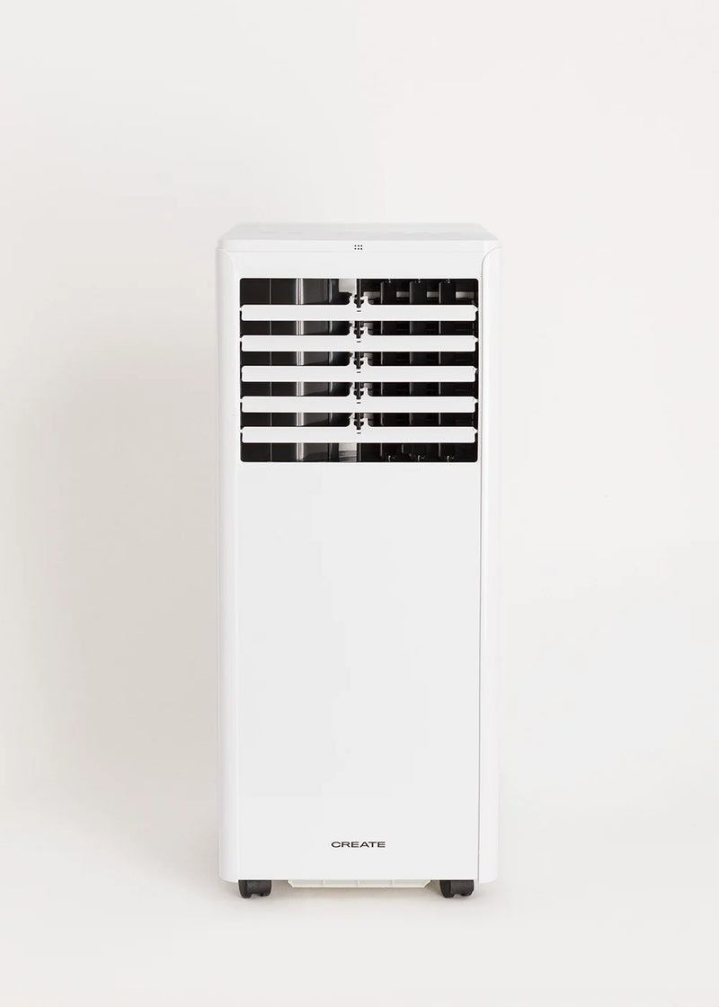 Silkair 5000 - Climatiseur Portable 3 En 1 5000 BTU Avec Déshumidificateur 27 L/jour - Avec Kit D’extraction Pour Fenêtre Coulissante & Oscillo-battante - Blanc Cassé