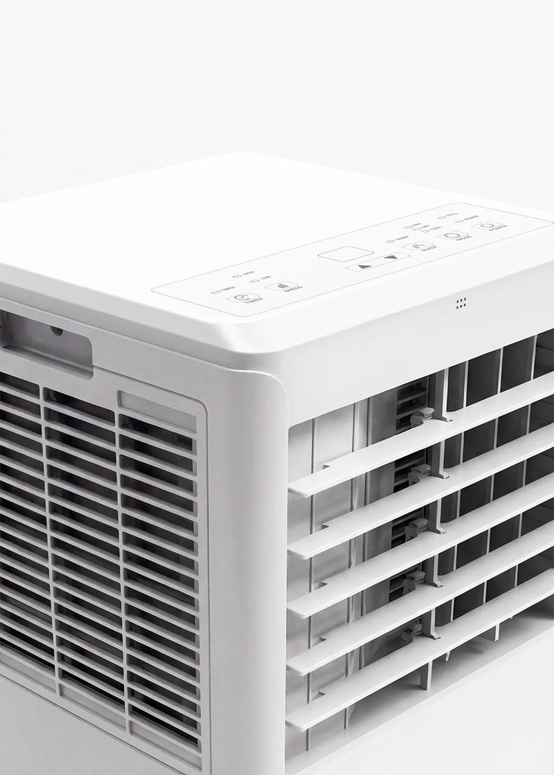 Silkair 5000 - Climatiseur Portable 3 En 1 5000 BTU Avec Déshumidificateur 27 L/jour - Avec Kit D’extraction Pour Fenêtre Coulissante & Oscillo-battante - Blanc Cassé