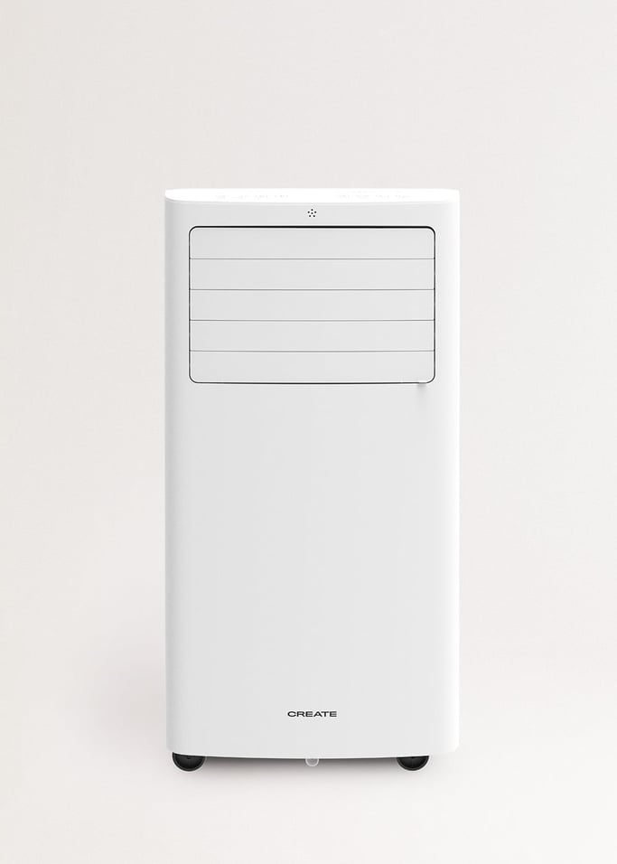 Silkair Dual Connect 12000 - Climatiseur Portable 4 En 1 WiFi 12000 BTU Avec Pompe À Chaleur - Avec Kit D’extraction Pour Fenêtre Coulissante & Oscillo Batante - Blanc Cassé