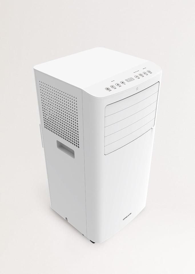 Silkair Dual Connect 12000 - Climatiseur Portable 4 En 1 WiFi 12000 BTU Avec Pompe À Chaleur - Avec Kit D’extraction Pour Fenêtre Coulissante - Blanc Cassé