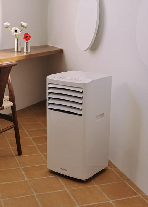 Silkair Dual Connect 12000 - 4-in-1 WiFi 12000 BTU Portable Air Conditioner with Heat Pump - With Sliding Window Extraction Kit - Off-White