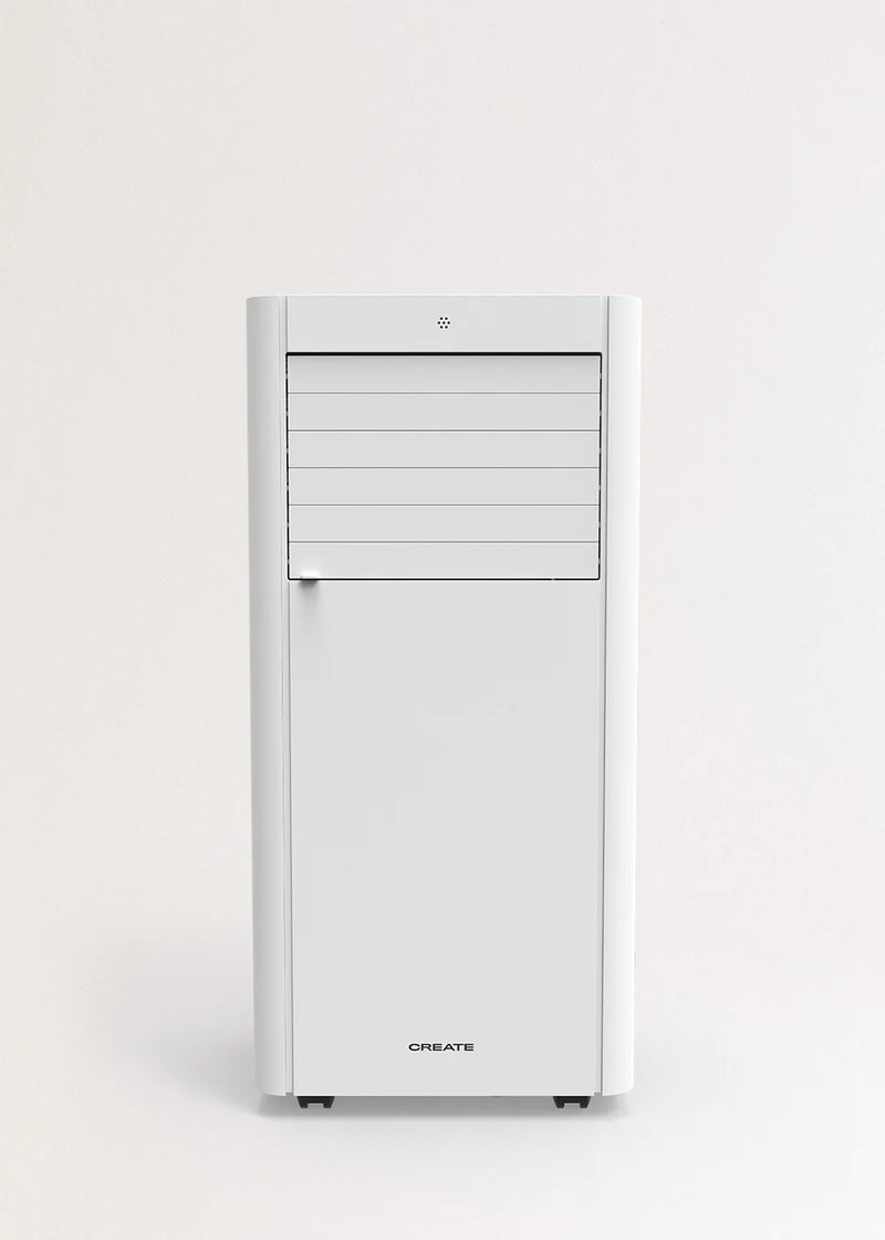 Silkair Dual Connect 9000 - 4-in-1 WiFi 9000 BTU Portable Air Conditioner with Heat Pump - With Sliding Window Extraction Kit - Off-White
