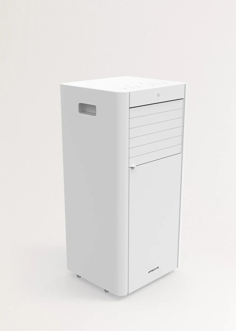 Silkair Dual Connect 9000 - 4-in-1 WiFi 9000 BTU Portable Air Conditioner with Heat Pump - With Sliding Window Extraction Kit - Off-White