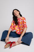 Top Simone Red Sun