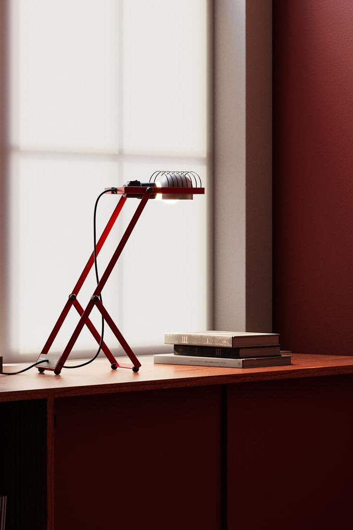 Lámpara de mesa - Sintesi - Rojo
