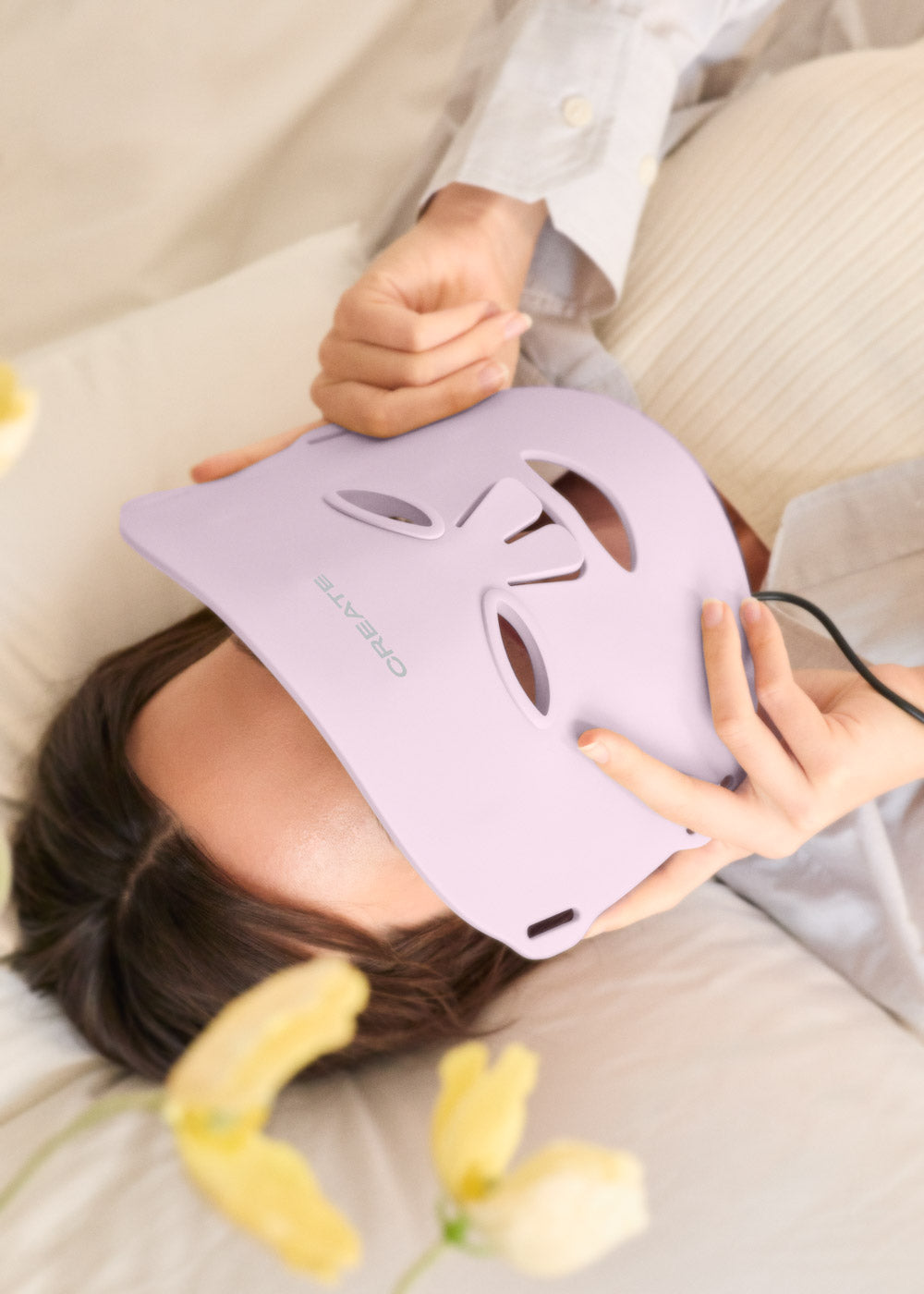 Skincare Led Mask 8 In 1 - Máscara De Tratamiento Led 8 En 1 - Lavanda