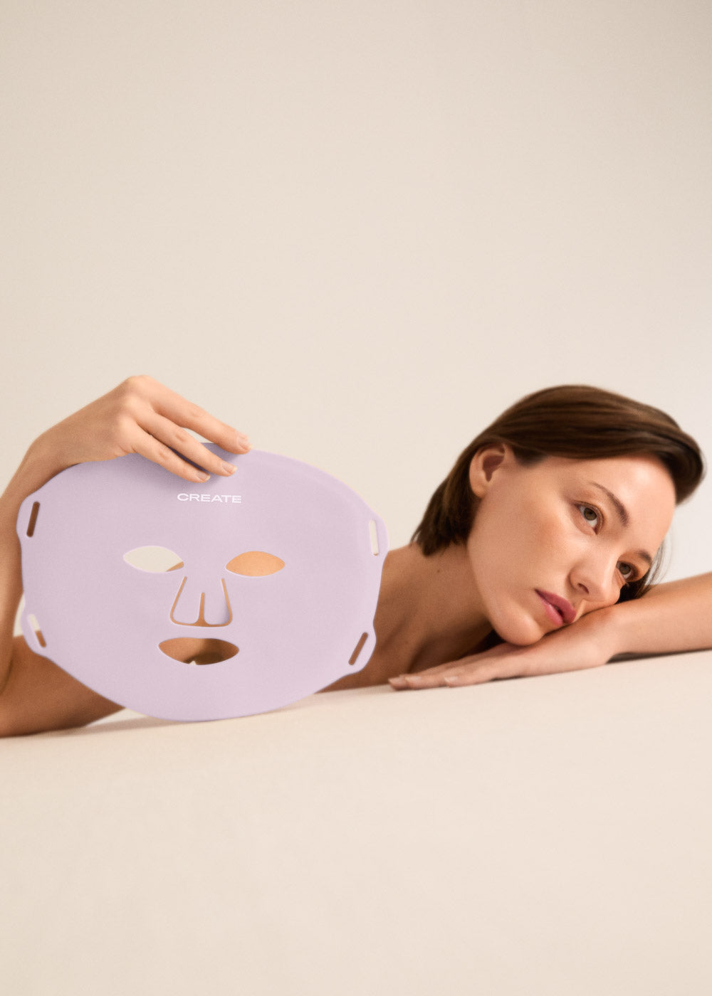 Skincare Led Mask 8 In 1 - Máscara De Tratamiento Led 8 En 1 - Lavanda