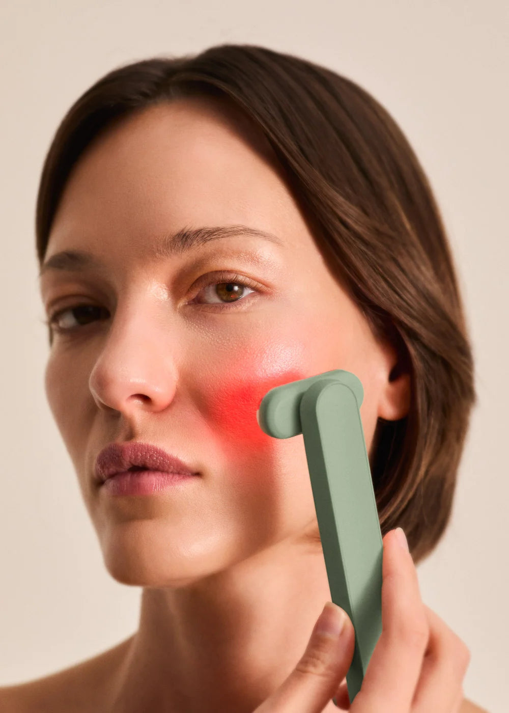 Skincare Led Wand 4 In 1 - Varita Facial Led 4 En 1 Con Tecnología Ems - Salvia