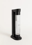 Soda Maker Studio - Sparkling Water Machine + 1L Bottle - Black