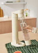 Soda Maker Studio - Sparkling Water Machine + 1L Bottle - Off White