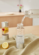 Soda Maker Studio - Sparkling Water Machine + 1L Bottle + Double Bottle (500ml + 350ml) - Black