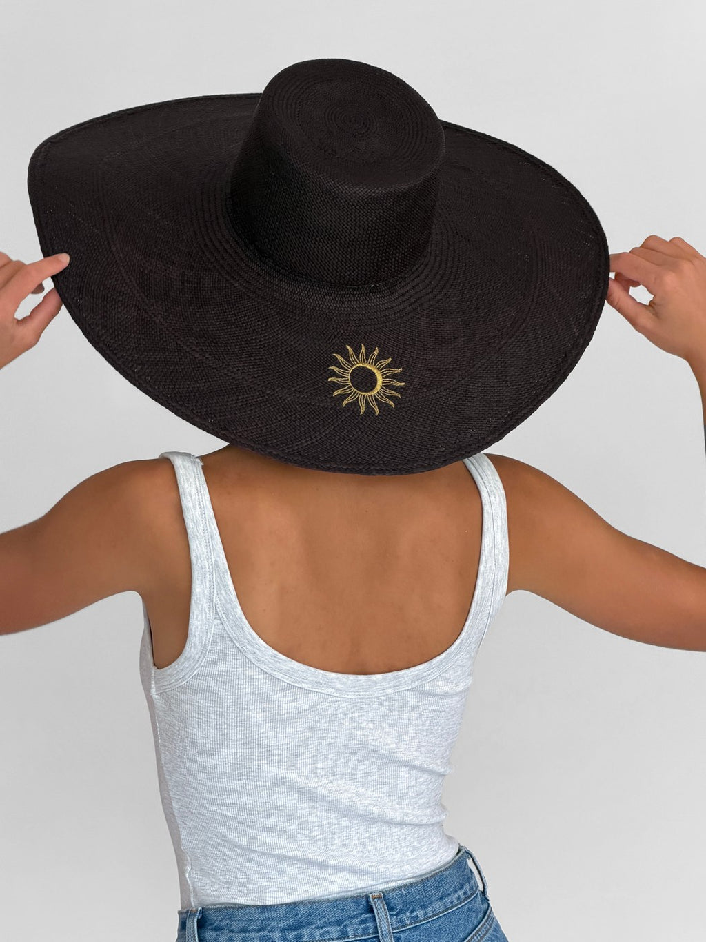 Chapeau Paille Solveig Xl - Black