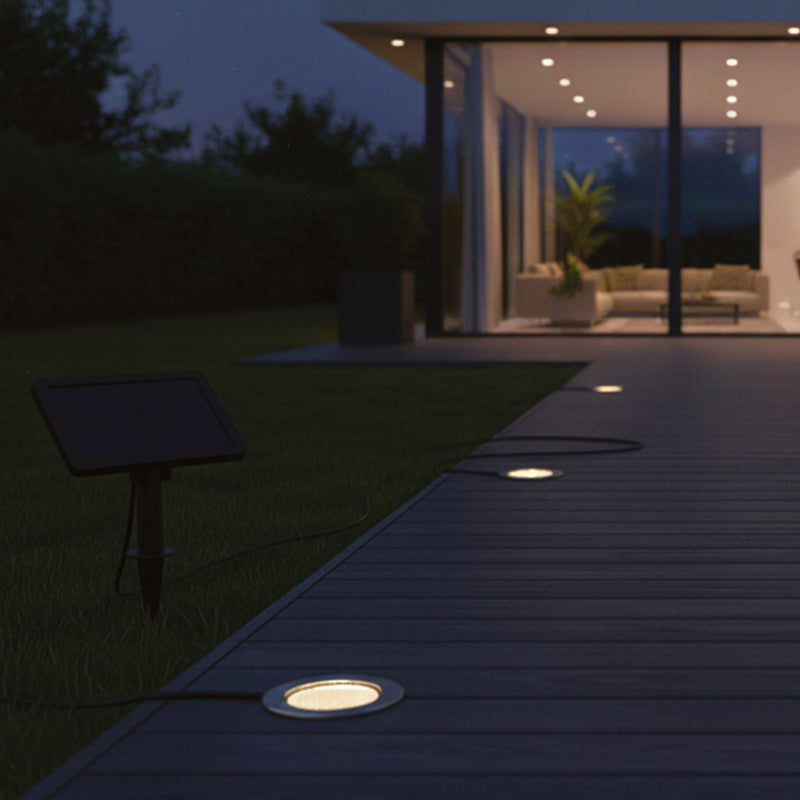Solpool - Solar Spotlight - Steel - Gray