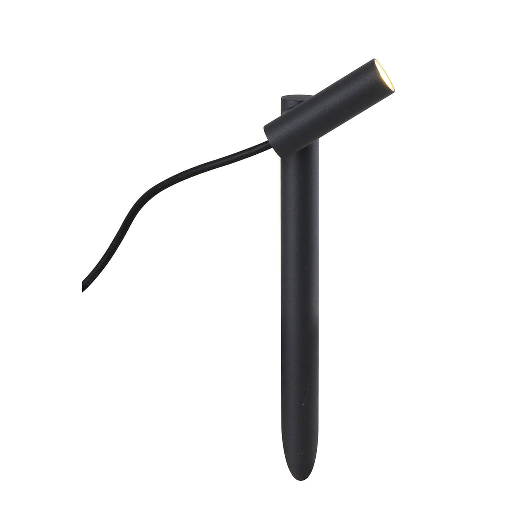 Axent - Solar Bollard & Post - Aluminum - Black