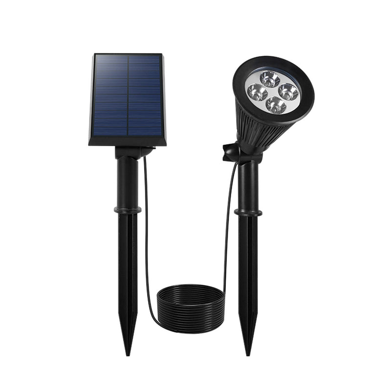 Spiky - Spot Solaire - Plastique - Noir