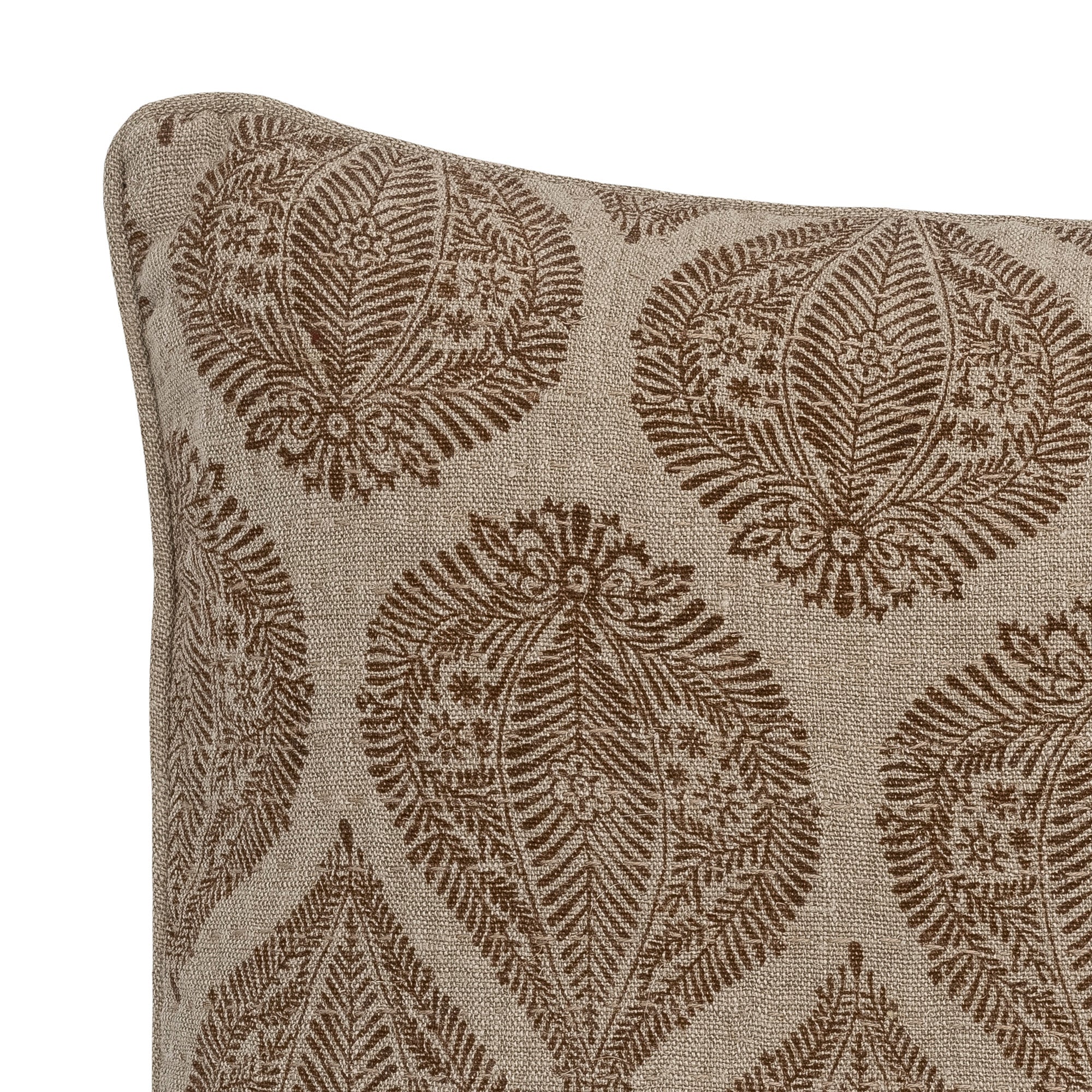 Cergy - Set of 2 Cushions - Brown - Cotton