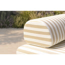 Sofá Modular 2 Plazas - Tejido Exterior Rayas - Blanco y Beige