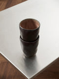 Pure - Lot De 2 Tasses - Grès - Brun