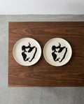 Feast - Lot De 2 Assiettes - L - Grès - Blanc Poivron Noir