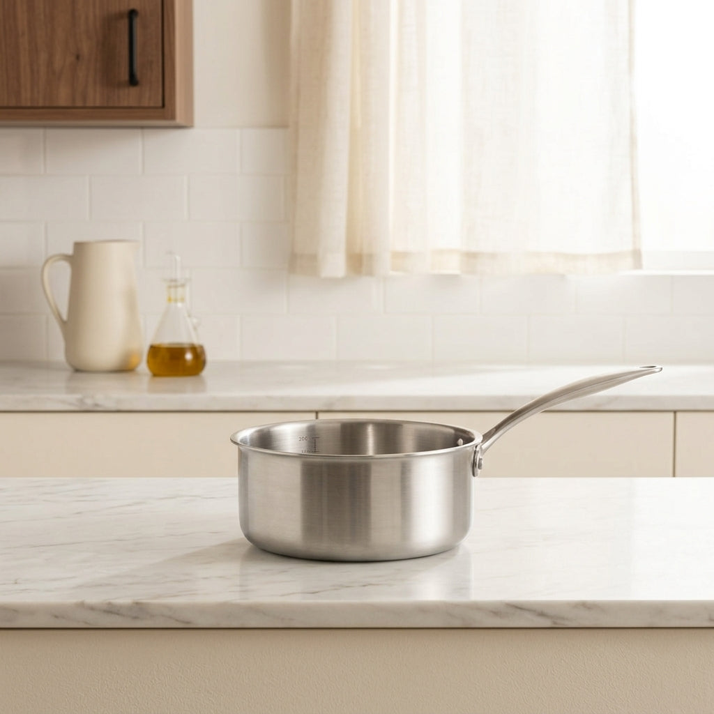 Triply - Casserole - Acier Inoxydable Triple Couche - 16 Cm 🇫🇷