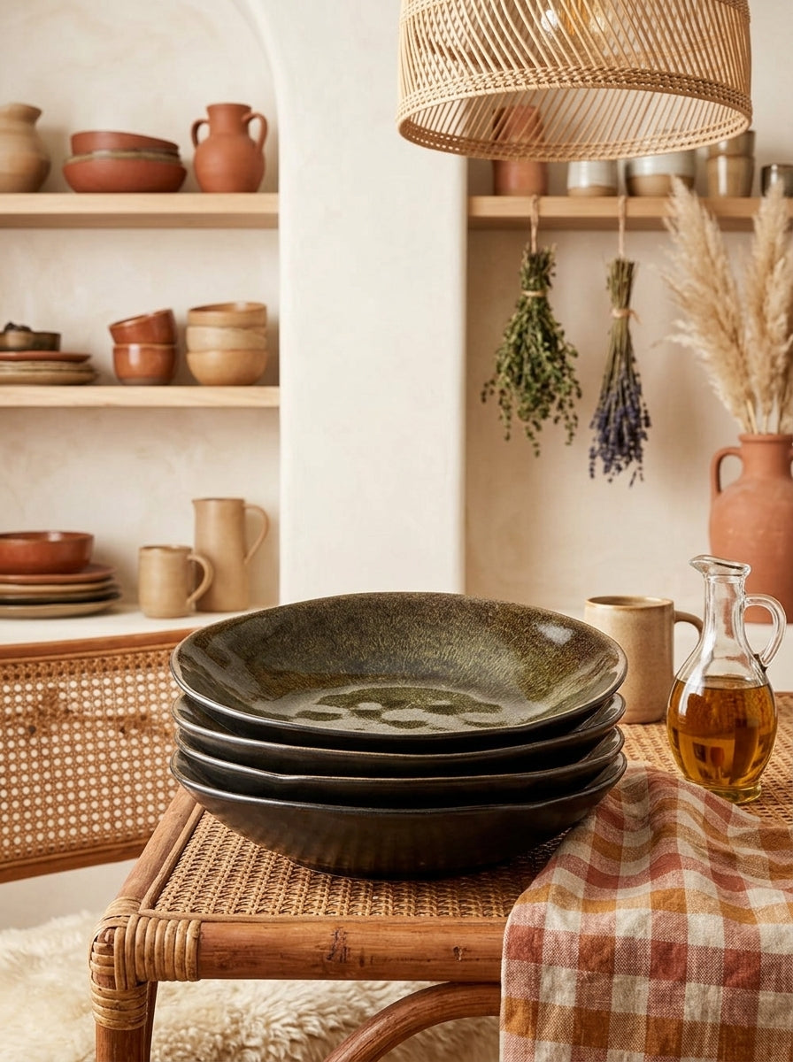 Pure - 4 Salad Bowls - Grey - Pascale Naessens