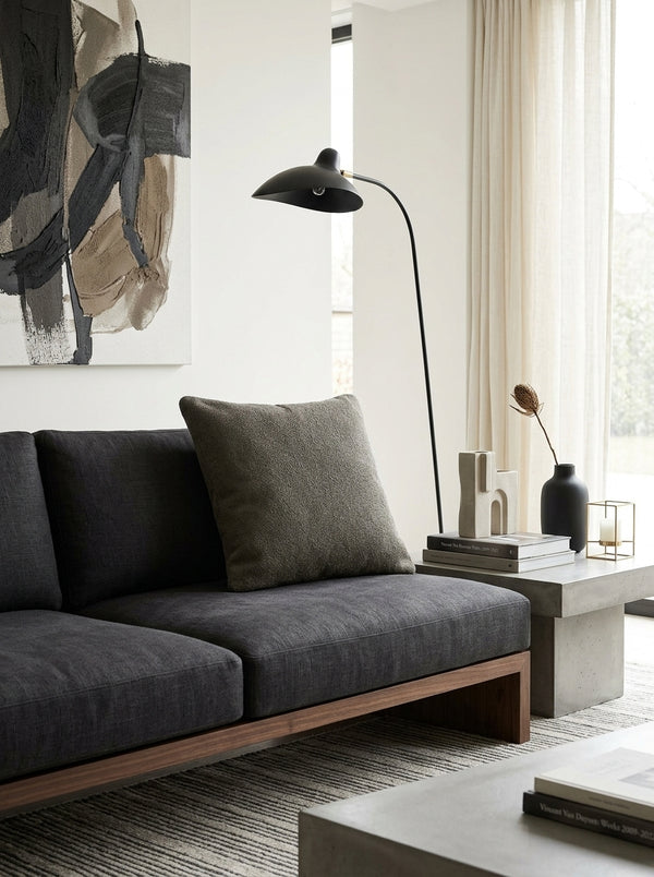 Coussin Déco Indoor Carré M - Smoke - Vincent Van Duysen