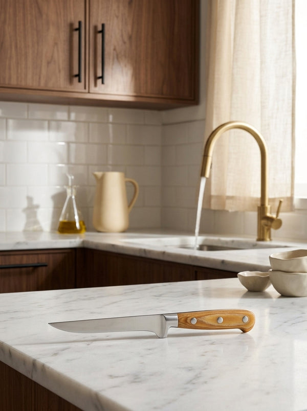 Boning Knife - Light Brown - 15 cm