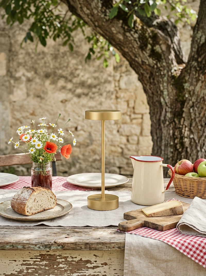 Sandy Mini - Lámpara de mesa inalámbrica - Aluminio - Oro