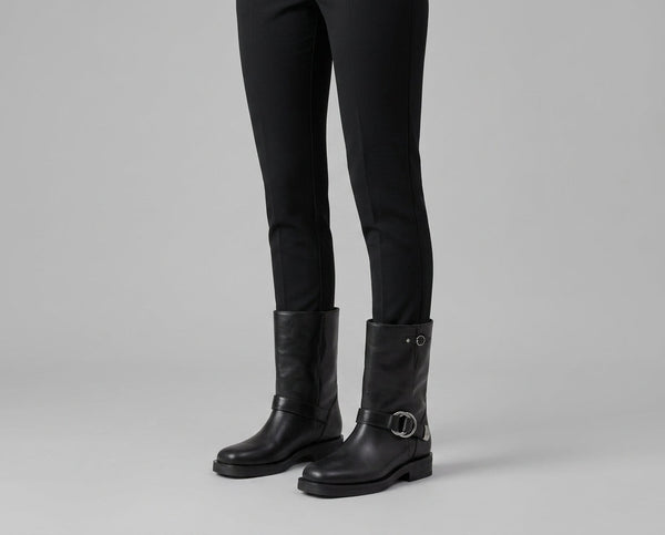Bottes De Motard Sasha - Noires
