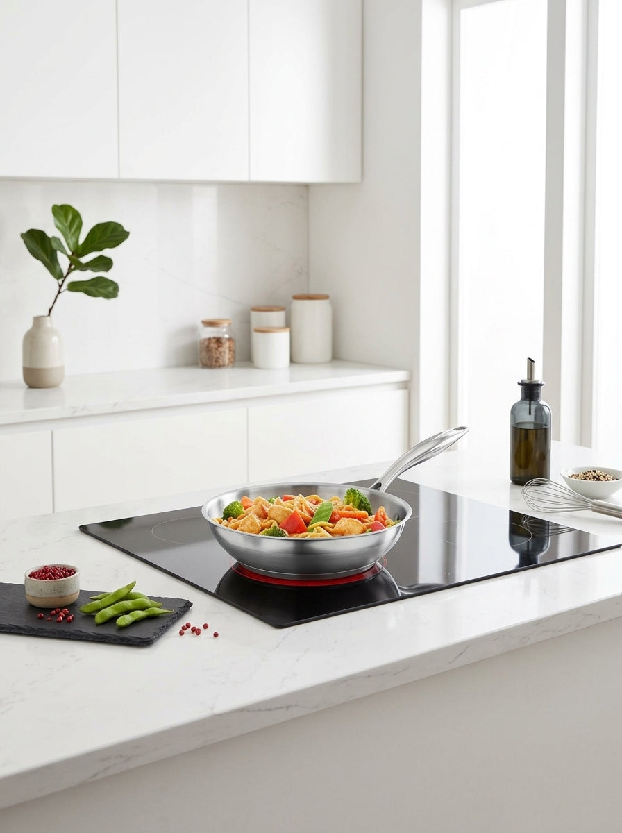 Poêle 20cm - Acier Inoxydable - Inox