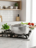 Saltire 32cm With Lid - Stainless Steel - Stainless steel