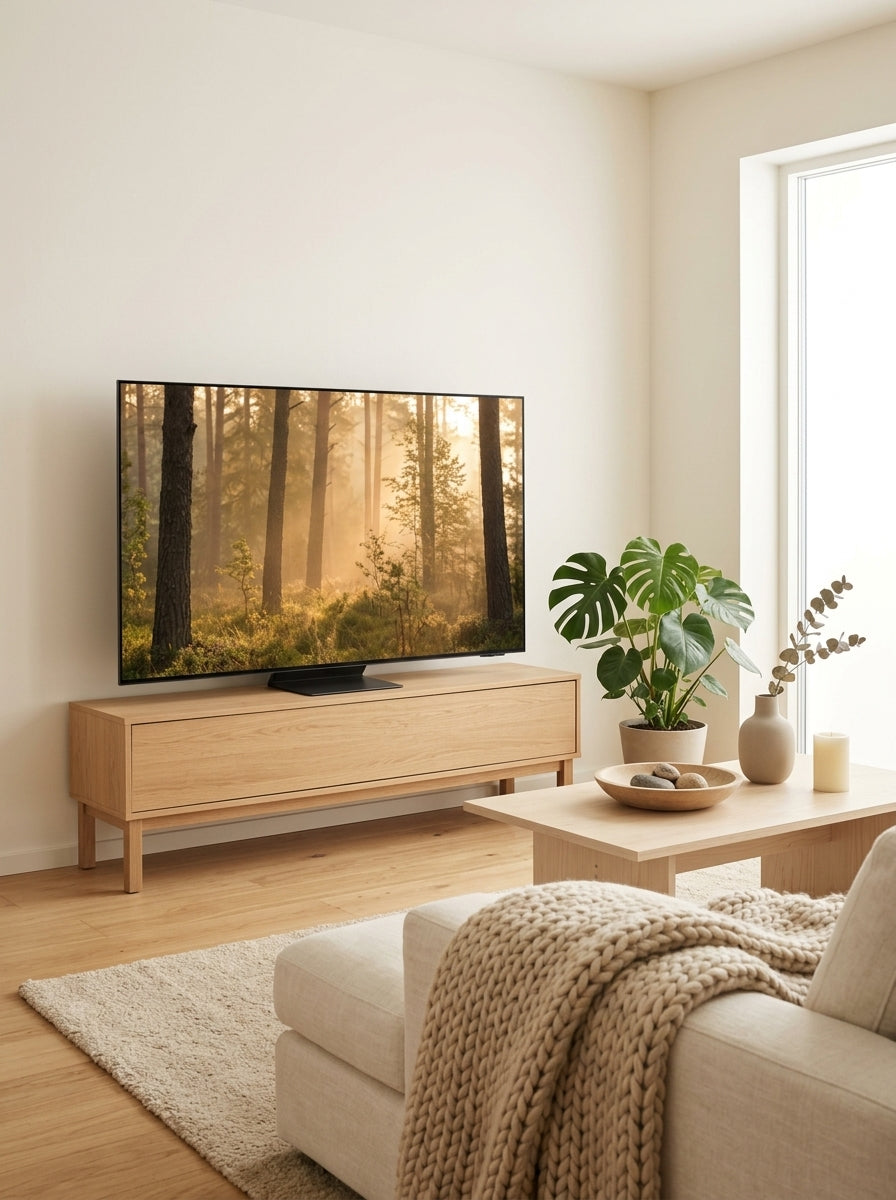 Samsung - OLED 77" S95F – Televisor QD-OLED 4K 165Hz Premium