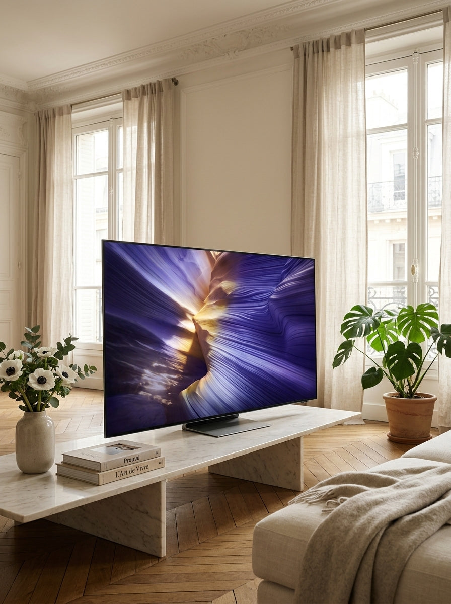 Samsung - OLED 48" S90F – Televisor QD-OLED 4K 144Hz