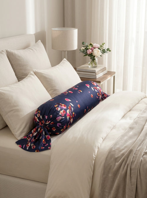 Aurore - Bolster Case - Cotton Satin - Pink