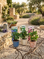 Lote de 3 hortensias blancas, rosas y azules – planta de exterior