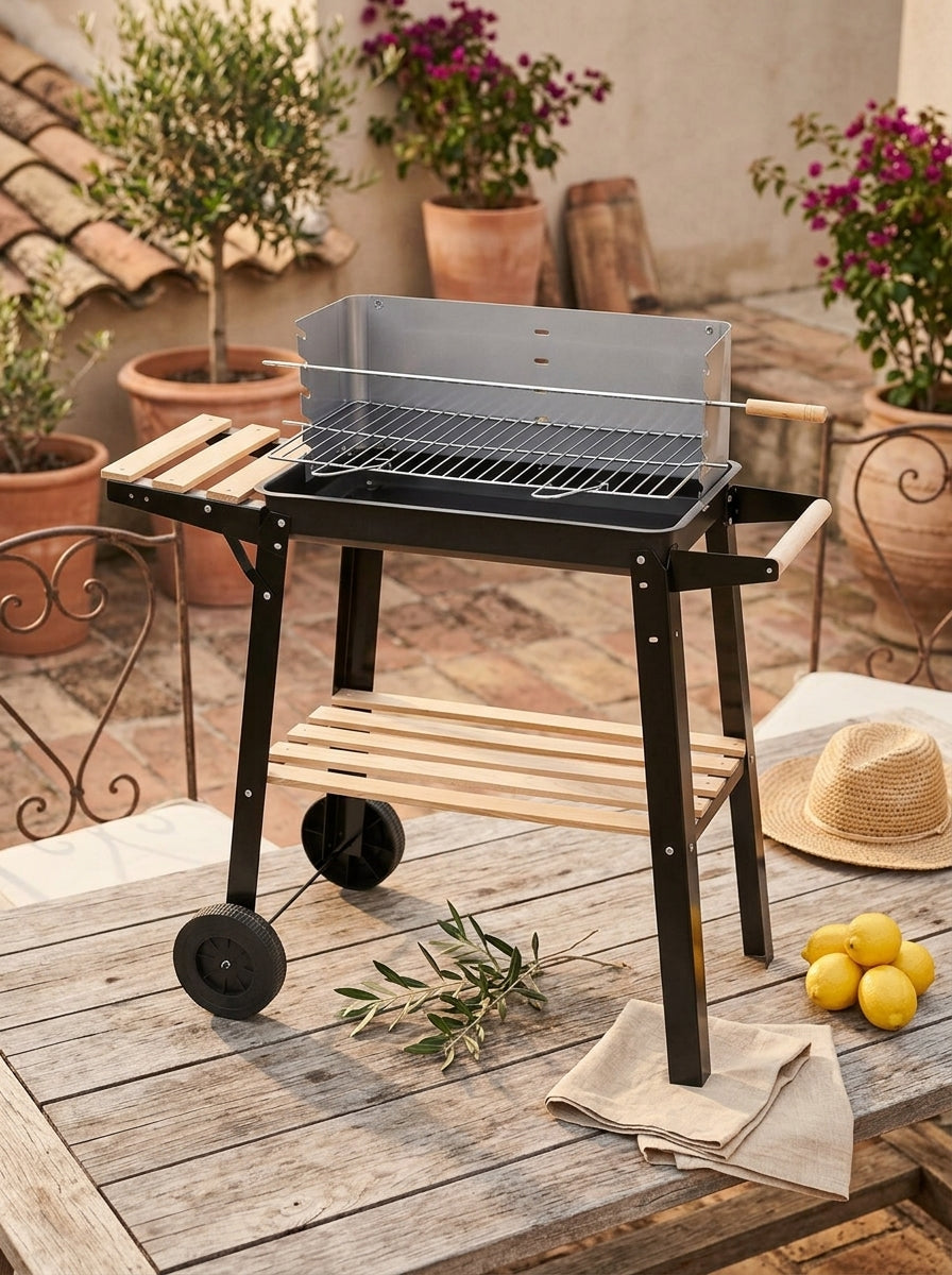 Barbecue - Black / Wood