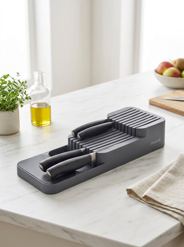 Knife Holder For Drawers - Gray