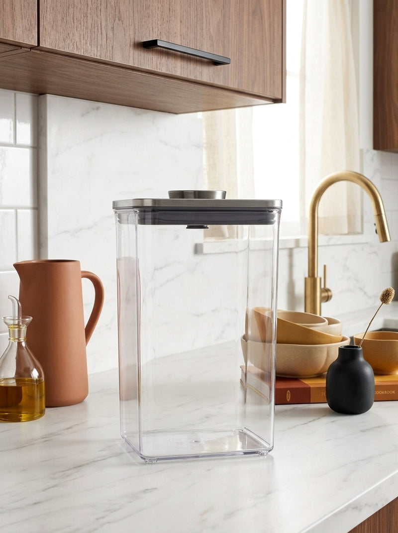 Boite De Conservation Pop Carrée Inox 4.2L