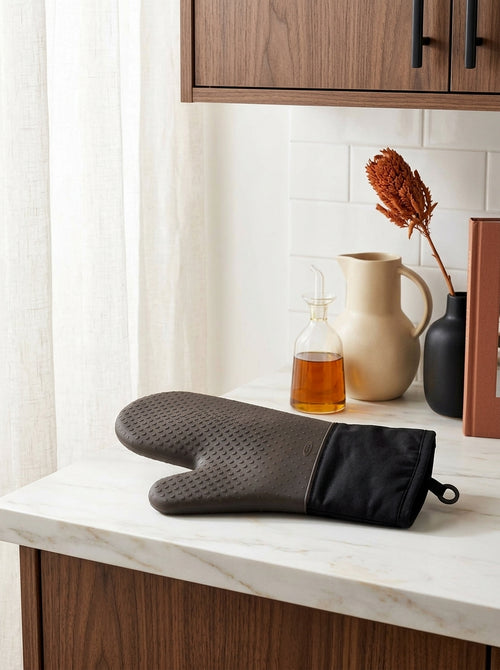 Gant De Cuisine En Silicone Noir