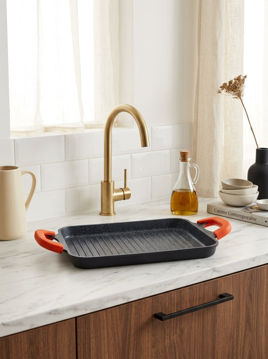 Alizée - Plancha - Aluminum - Black