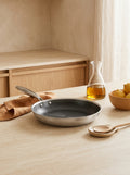 BlackSteel - Sartén - Acero inoxidable Triplex - Plata