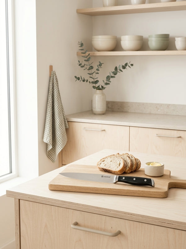 Essentials - Slicing Knife - Steel - Black
