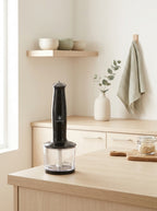 Pied Mixeur - Inox / Noir