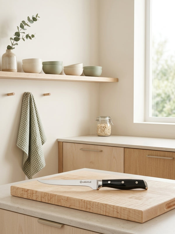 Essentials - Boning Knife - Steel - Black