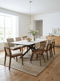 Inski - Mesa de comedor extensible - 8 plazas - Blanco