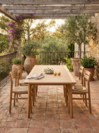 Gardena - Table De Jardin Extensible En Teck - Naturel
