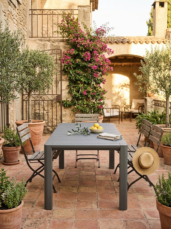 Alban - Mesa exterior - Gris