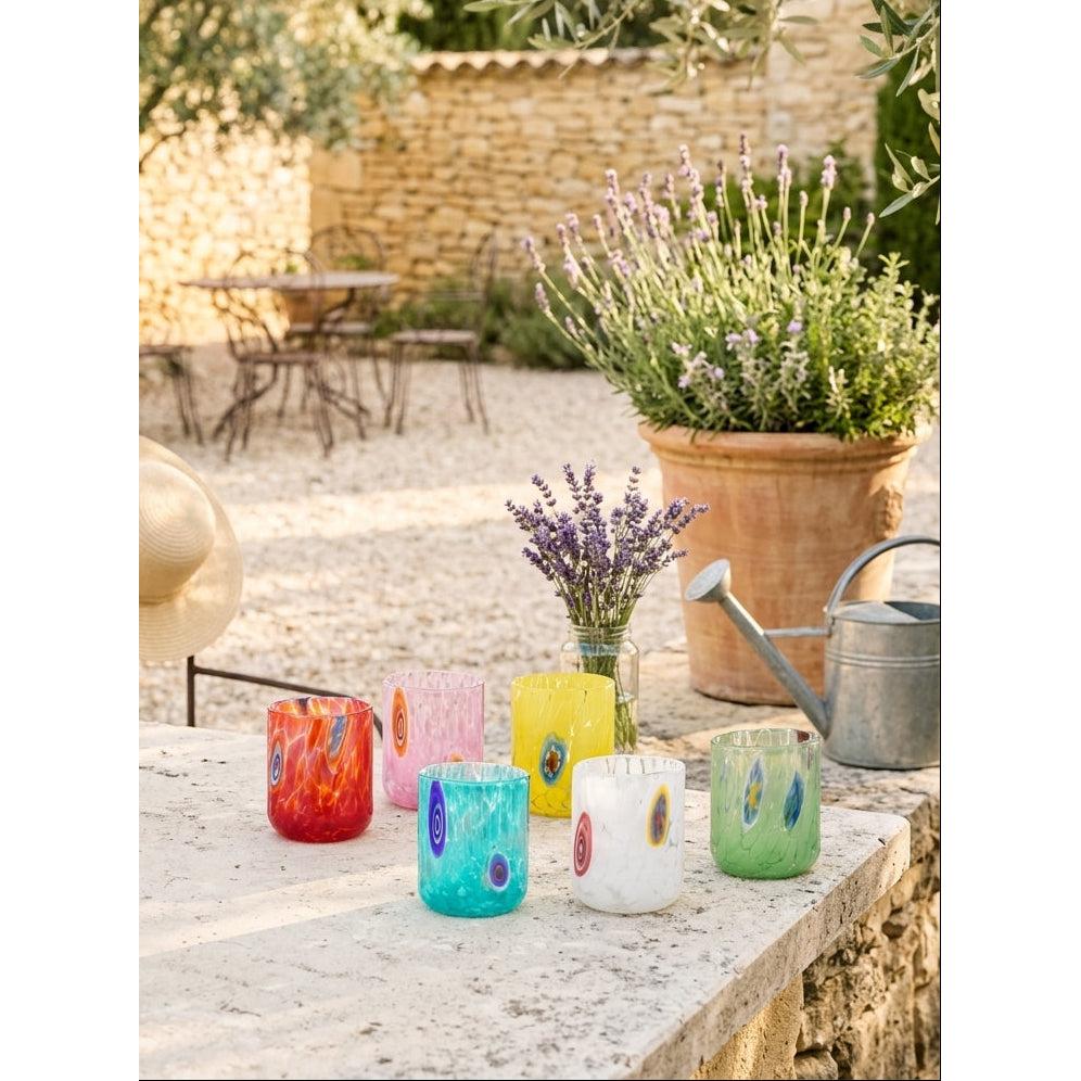 Murrine - Lot De 6 Verres À Liqueur - Coloris Assortis
