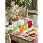 Eolo - Lot De 6 Verres À Eau - H10 Cm - Coloris Assortis
